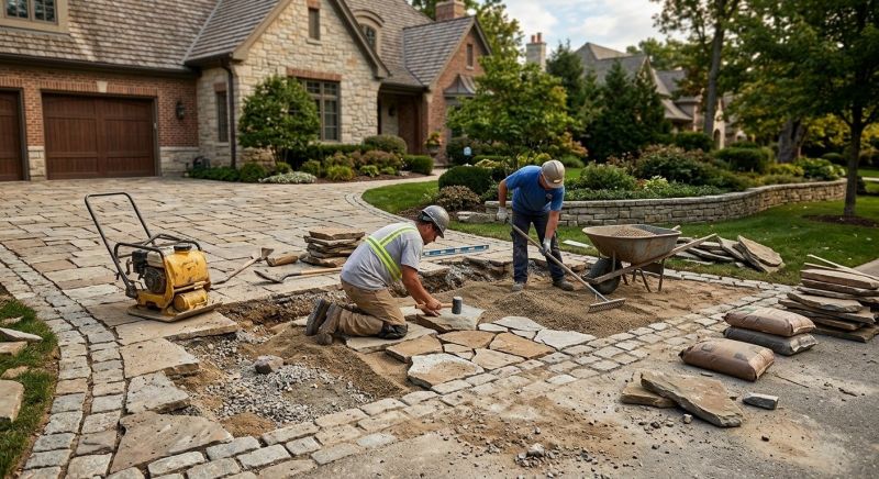 Brick Driveway Repair in Snohomish County, WA
