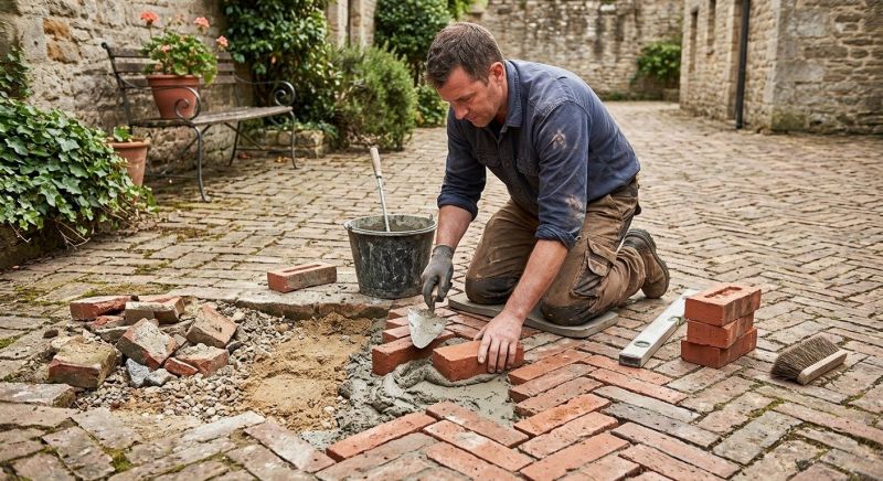 Brick Flatwork Repair in Freeland, WA