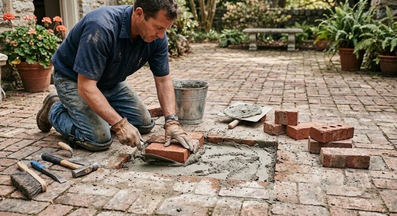 Brick Flatwork Repair in Mukilteo, WA