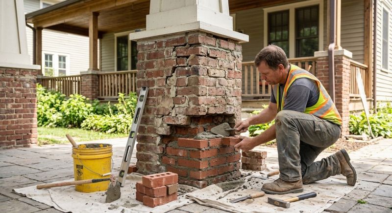 Brick Restoration in Port Ludlow, WA
