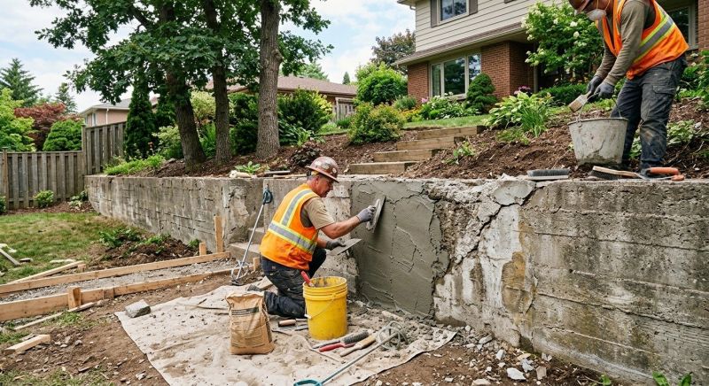 Brick Retaining Wall Repair in Snohomish County, WA