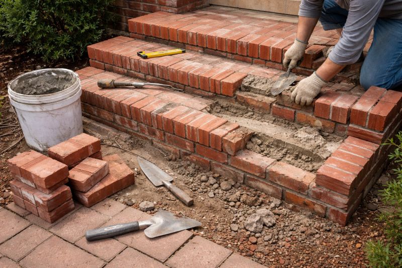 Brick Stairs Repair in Snohomish County, WA