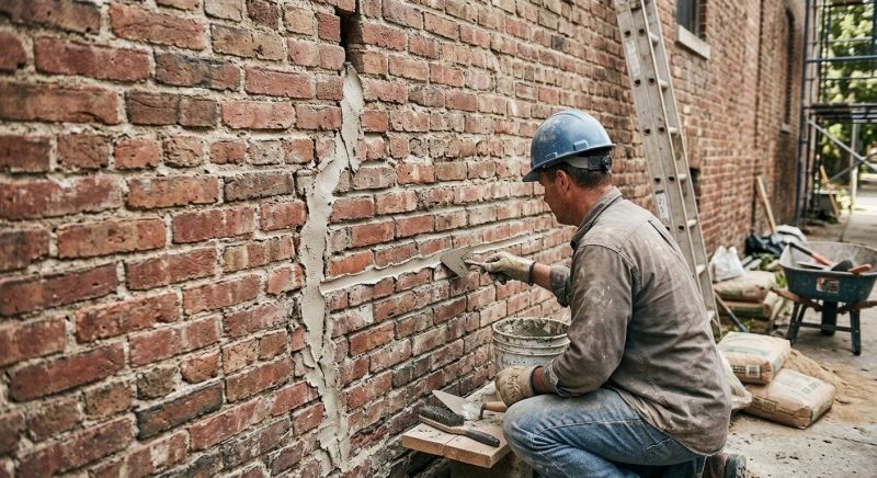Brick Wall Repair in Edmonds, WA