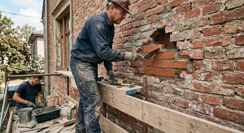 Brick Wall Repair in Port Gamble, WA