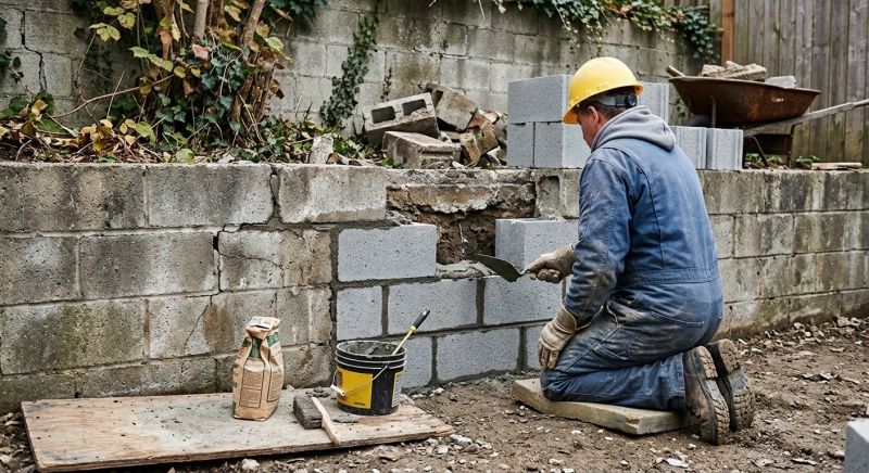 Concrete Block Repair in Marysville, WA