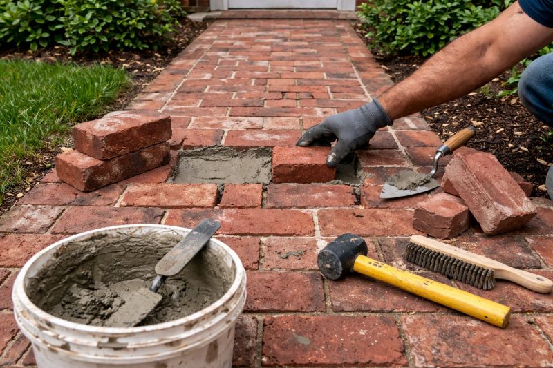 Entryway Brick Repair in Snohomish County, WA