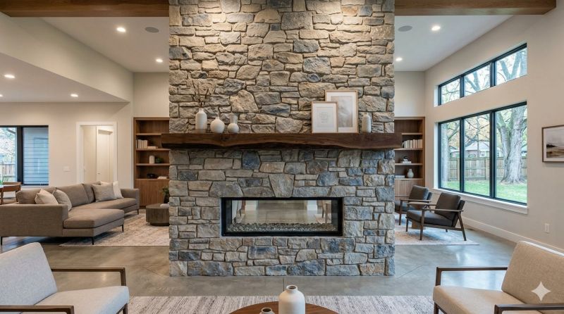 Stone Chimney Installation in Everett, WA