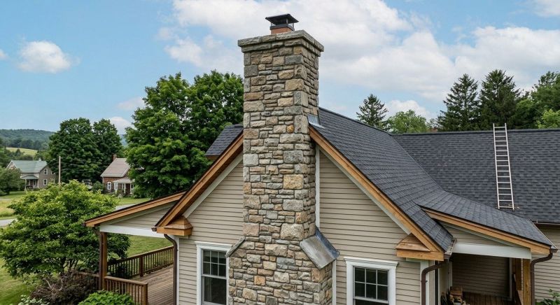 Stone Chimney Installation in Port Ludlow, WA