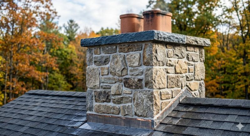 Stone Chimney Installation in Port Ludlow, WA