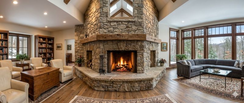 Stone Chimney Installation in Poulsbo, WA