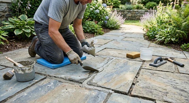 Stone Walkway Repair in Snohomish County, WA
